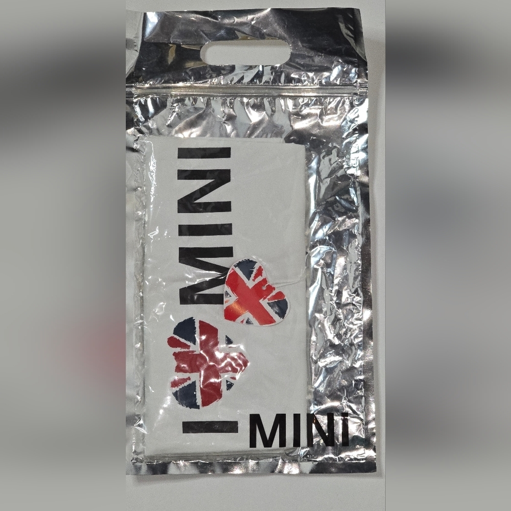 NWT I Love MINI Cooper T Shirt Size Large White